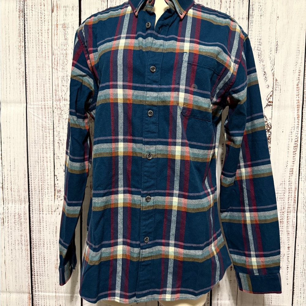 Eddie‎ Bauer Multicolor Plaid Button Down Shirt